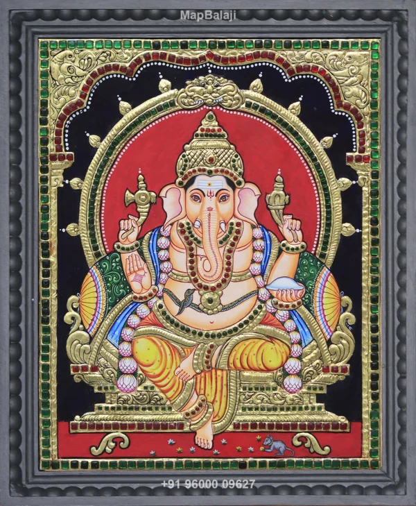 Vinayagar-Tanjore-Painting