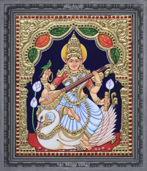 Saraswati Tanjore Painting