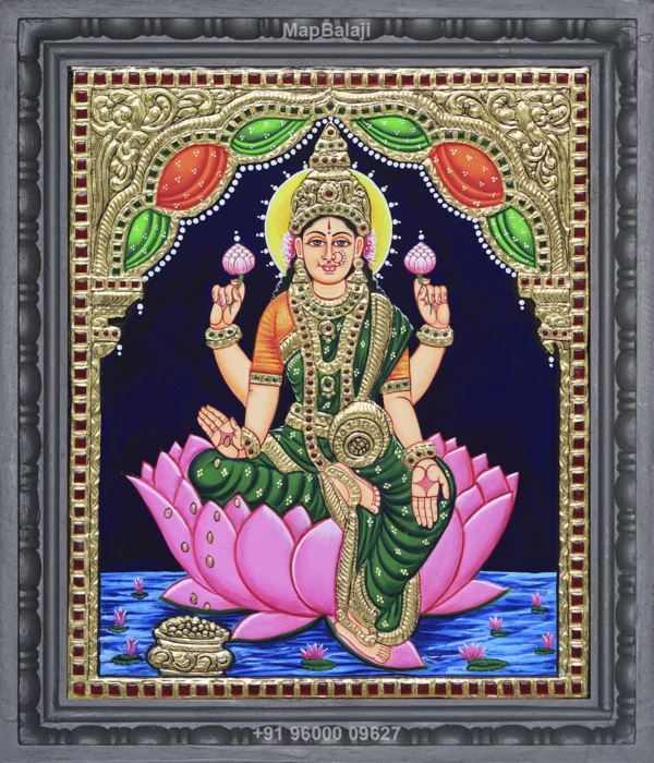Maha lakshmi Tanjore Painting