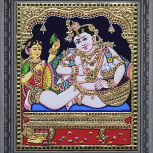 Butter Krishna Tanjore Painting
