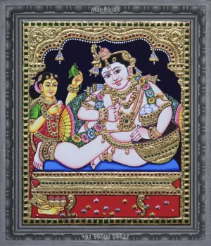 Butter Krishna Tanjore Painting