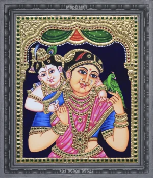 Yeshodha Krishna Tanjore Painting