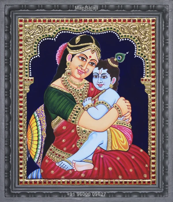 Yesodha Krishna Tanjore Painting