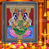 Mandapa-gajalakshmi Tanjore Painting