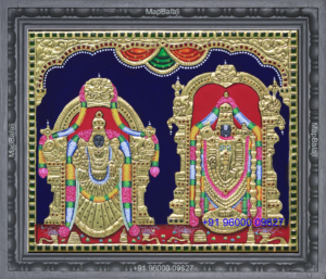 06-12 x 10-Thayar balaji Thayar-balaji Tanjore Painting