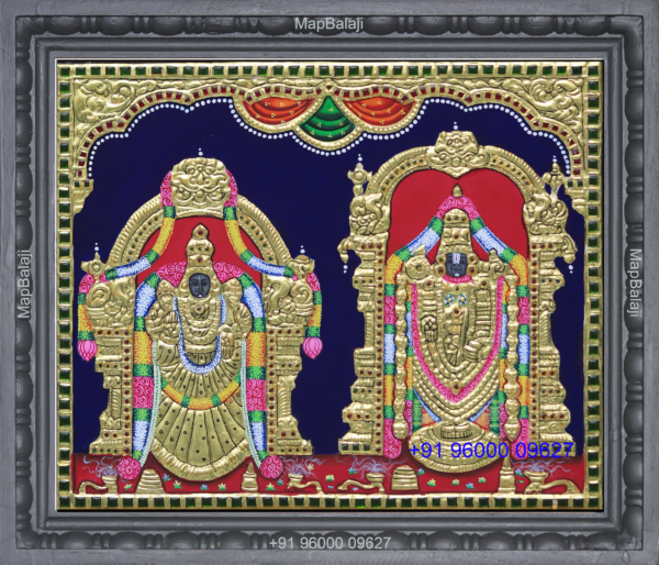 06-12 x 10-Thayar balaji Thayar-balaji Tanjore Painting
