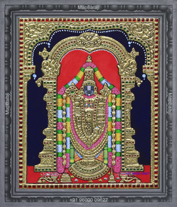 07-12 x 10-Balaji Balaji Tanjore Painting