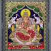08-12 x 10-Gajalakshmi Gajalakshmi Tanjore Painting