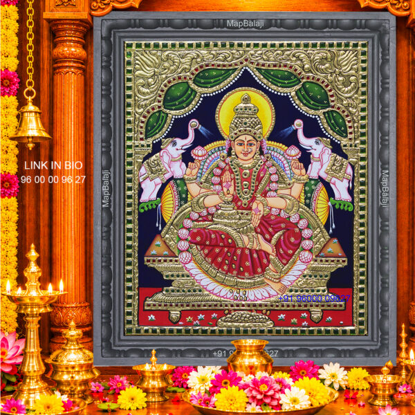 TanjorePainting Gajalakshmi Tanjore Painting