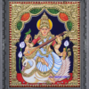 09-12 x 10-Saraswati Saraswati Tanjore Painting