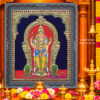 TanjorePainting Thiruchendur Murugan | 15 X 13 Inch