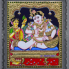 14-12 x 10-Butter krishna Butter krishna Tanjore Painting