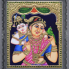 15-12 x 10-Yesodha krishna Yesodha krishna Tanjore Painting